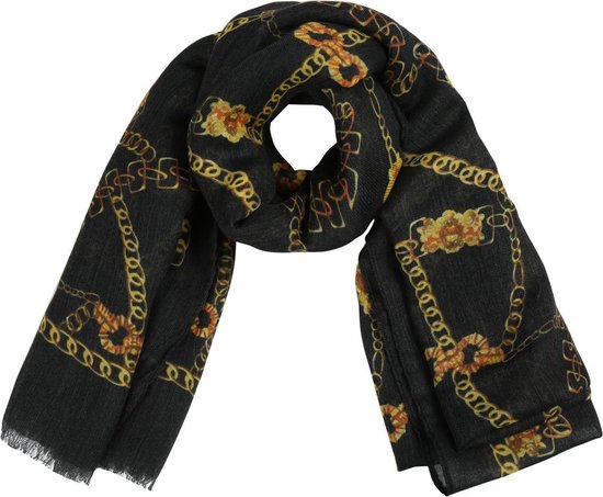Een trendy sjaal met een print van kettingen - voor uzelf of Bestel Een  Kado | bol.com