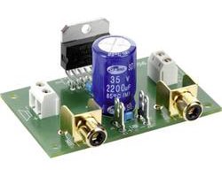 Conrad Components Stereo-versterker Bouwpakket 9 V/DC, 12 V/DC, 18 V/DC 35 W 2 Ω