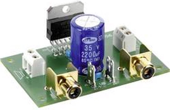 Conrad Components Stereo-versterker Bouwpakket 9 V/DC, 12 V/DC, 18 V/DC 35 W 2 Ω