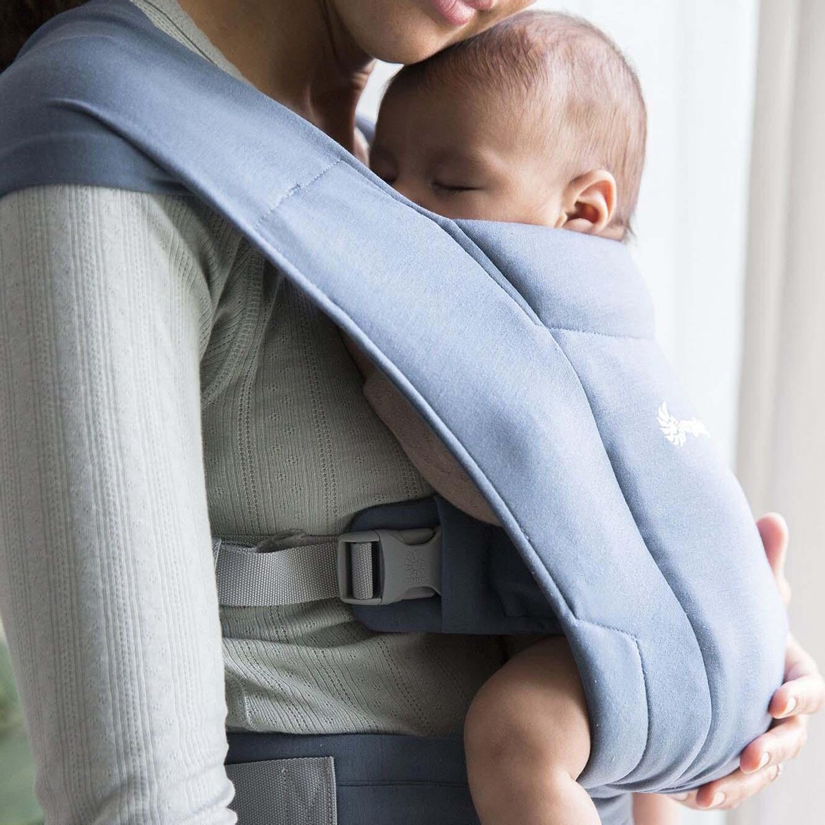 Ergobaby Embrace Draagzak Baby - Oxford Blue – foto 2