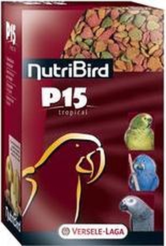 Nutribird P15 Tropical Onderhoudsvoeder Papegaaienvoer - Binnenvogelvoer - 10 kg - Versele-Laga