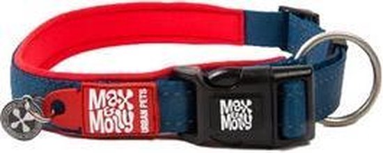 Max & Molly Smart ID Halsband - Rood - XS