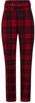 Red Rebel Check Trousers in Swing Vintage Jaren 50 Stijl