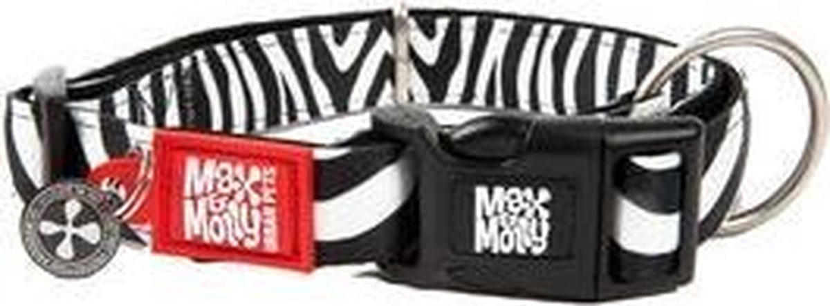 Max & Molly Zebra Hondenhalsband