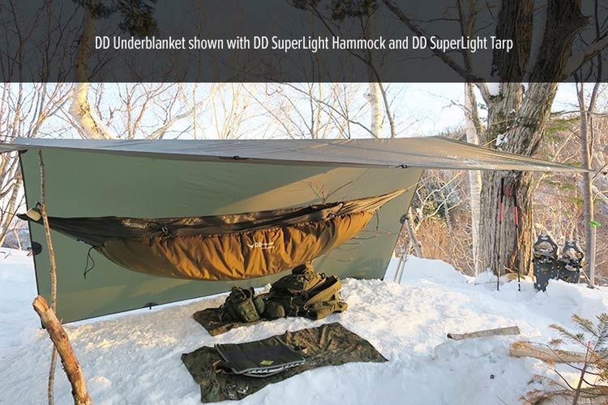 DD Hammocks Hangmat Underblanket - Slaapzak - 200x80 cm - Groen | bol.com
