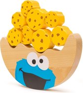 Houten blokken balansspel - Small Foot Sesamstraat Balans Wip Koekiemonster