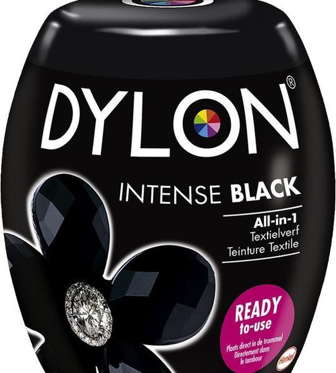 bol com dylon wasmachine textielverf pods intense black 350g