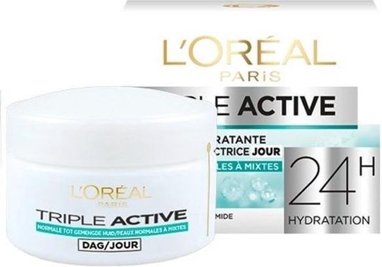 Verlichten studio Monica L'Oréal Paris Triple Active Dagcrème - 50 ml - Normale tot Gemengde Huid |  bol.com