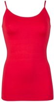 Beeren Ladies Shirt Elegance - Bretelles spaghetti - Rouge - taille XL