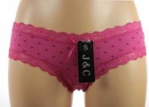 J&C string / hipster katoen Spikkel - S - Roze