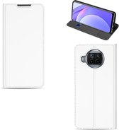 Xiaomi Mi 10T Lite Stand Case Wit met Pashouder