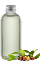 Jojobaolie 75 ml met aluminium dop - 100% natuurlijk - biologisch en koud geperst - goed voor huid, haar en lichaam