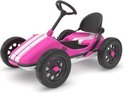509 Crew Air Jet Pedal-Gokart – grün, Tretauto, sportliche Grafik auf der Frontverkleidung, Verstellbarer Sitz, 4-Speichen-Felgen mit Eva-Rädern mit 25 cm Durchmesser, mit Handbremse, ab 4 Jahren