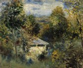 Kunst: Louveciennes van Pierre-Auguste Renoir. Schilderij op aluminium 75x100 CM