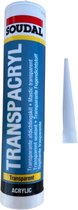 Transparant Acryl kit - Soudal - Overschilderbaar - Voor binnen & buiten - 310ml Koker