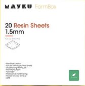 Mayku Resin Sheets (LDPE Sheets) , 20 pack of 1,5 mm