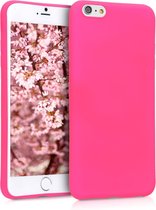 kwmobile telefoonhoesje voor Apple iPhone 6 Plus / 6S Plus - Hoesje voor smartphone - Back cover in neon roze