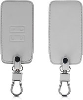 kwmobile autosleutel hoesje voor Renault 4-knops Smartkey autosleutel (alleen Keyless Go) - Autosleutel behuizing in lichtgrijs
