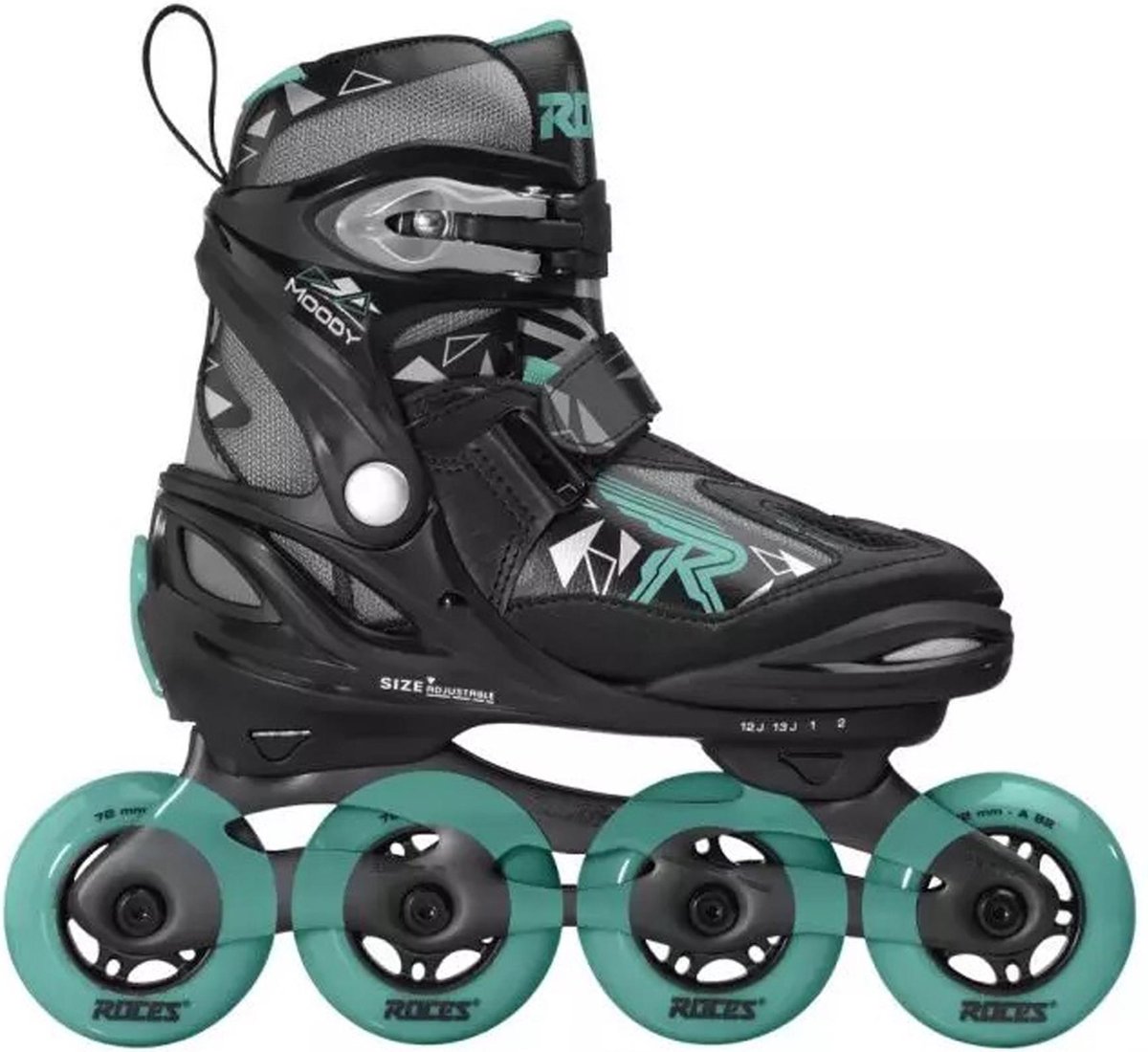 Roces MOODY TIF verstelbare inlineskates - Maat 36-40 - aqua - Roces