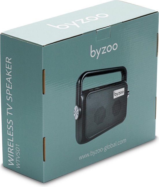 Byzoo WTVS01 - Draadloze TV Speaker -Bluetooth speaker - Geluidversterker - Stemversterker - Gehoorversterker - Senioren