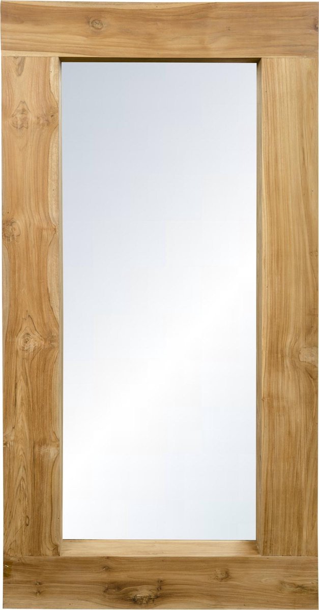 PTMD Old java natural wooden mirror rectangle thick frame | bol.com