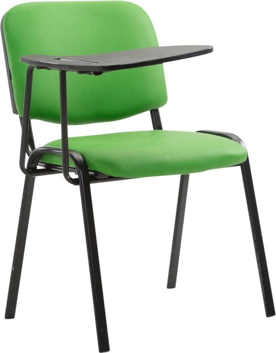 Kunstlederen stoel - Bureau - Klaptafel - Handig - Kunstleer - Groen