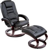 tectake - TV-fauteuil met krukje model 2 - 403849
