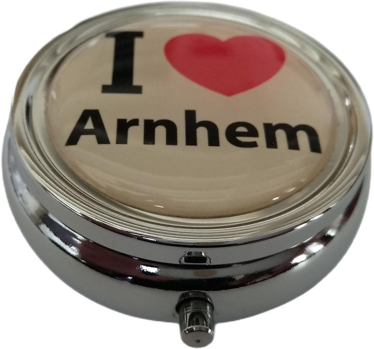 Goedkoopste Pillendoosje I love Arnhem met spiegeltje