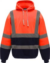 Yoko RWS hoodie met capuchon 3XL Marineblauw/Oranje