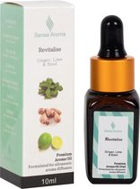 Sense Aroma - Revitalise - Ginger, Lime & Basil - Fragrance oil - Geurolie