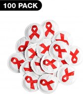 Exs Red Ribbon Condooms - Standaard Condooms - 100 stuks