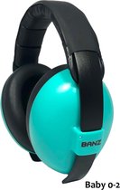 Banz - Geluidsreducerende oorbeschermers voor baby's  - Hear no Blare - Blauw - maat Onesize (0-2yrs)