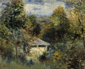 Kunst: Louveciennes van Pierre-Auguste Renoir. Schilderij op canvas, formaat is  100X150 CM
