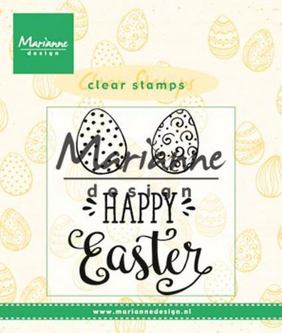 Happy Easter Clear Stamp Set – Oster-Motive (Eier, Küken, Bären) Für Karten & Scrapbooking, 32 X 45 Mm