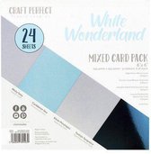Tonic Studios Craft P. 6x6 Mixed Book White Wonderland 24 vl 9403E