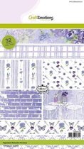 CraftEmotions Paper stack Romantic Provence 32 vel A5