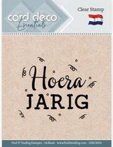 Card Deco Essentials - Clear Stamps - Hoera Jarig