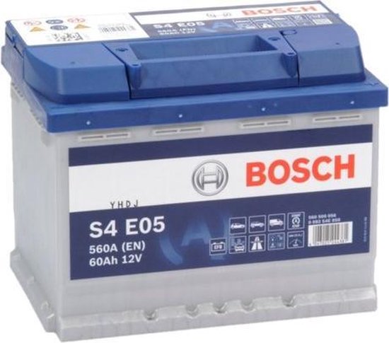 Bosch accu S4E05 STRAT/STOP 60AH 560A | bol.com