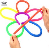 Monkey noodles -  6 Stuks  - Fade - Geel - Blauw - Rood - Fidget toys - simple dimple - goedkoop - Globbles