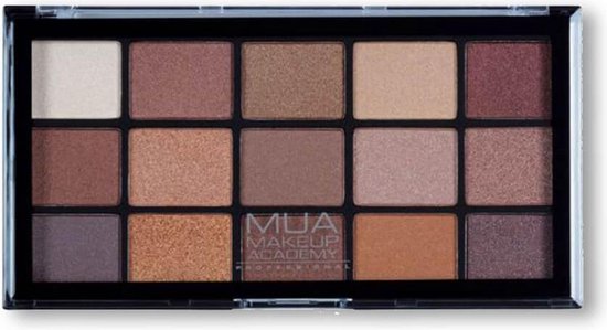 MUA 15 Shade Eyeshadow Palette - Au-Naturel