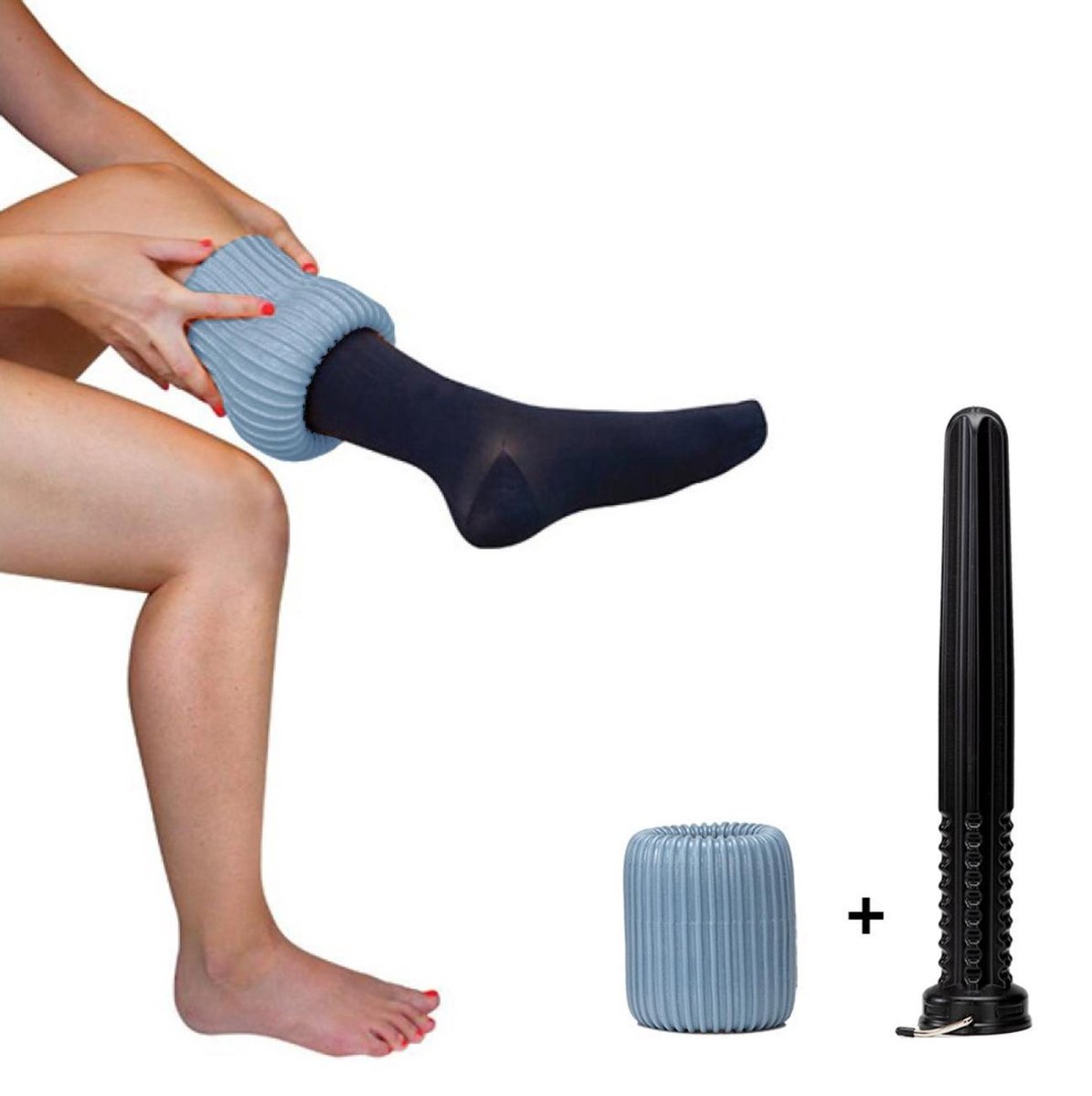 Goedkoopste DOFF N’ DONNER aan en uittrekhulp - Complete set van cone en cuff
