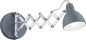 LED Wandlamp - Wandverlichting - Trinon Sicano - E14 Fitting - Rond - Beton - Aluminium