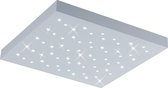 LED Plafondlamp - Plafondverlichting - Trinon Tarza - 22W - Aanpasbare Kleur - Vierkant - Mat Wit - Aluminium