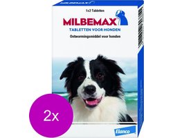 Milbemax Milbemax Hond - Anti wormenmiddel - 2 x 2 tab 10-75kg