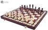 Afbeelding van het spelletje schaakbord met schaakstukken – Schaakspel -42x42cm.