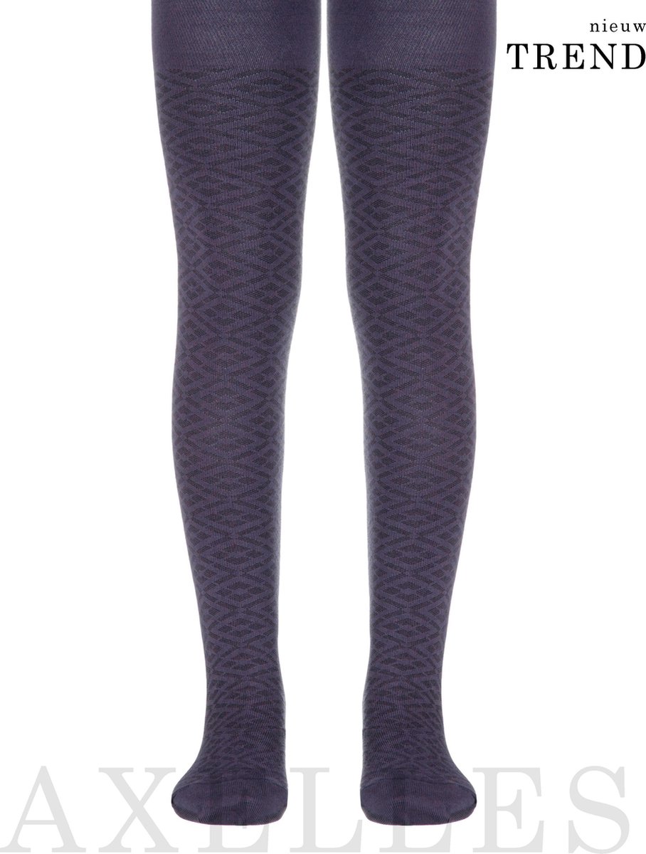 Kinderen maillot, effen, met patroon, paars-grijs, maat 140-146 (22).