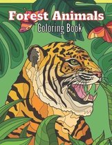 Forest Animals Coloring Book.