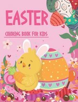 Easter Coloring Book for Kids: 53 Cute and Fun Images