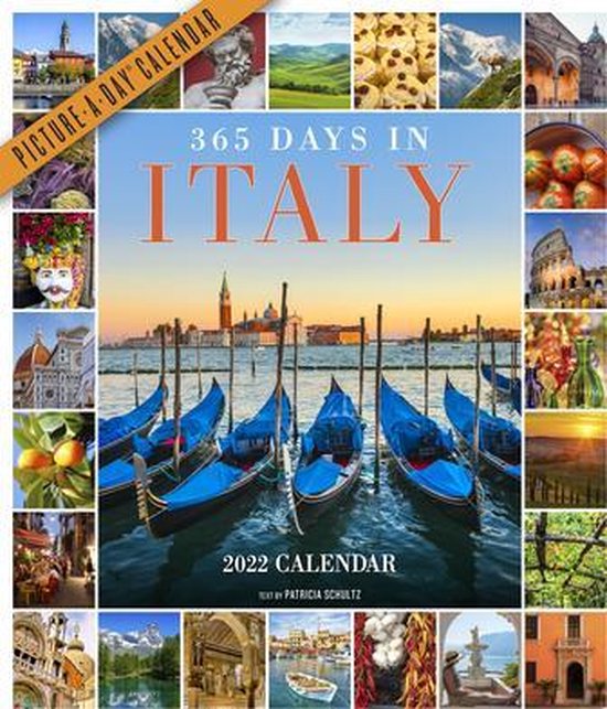 365 Days in Italy PictureADay Wall Calendar 2022, Workman Calendars