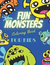 Fun Monsters Coloring Book for Kids